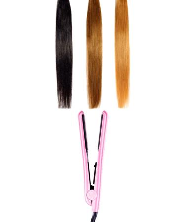 Royale Ionic Flat Iron & Curler - Luxury Ceramic Tourmaline 2-in-1 Hair Straightener + Predire Robe | Anti-Frizz Single Pass Candy Stripes - Buy Online on GoSupps.com