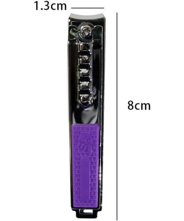 HCHGJKN Nail Clippers Stainless Steel Nail Clipper tweezers Finger And Toe Nail Clipper Stainless Steel Nippers Heavy Duty Manicure Trimmer(Purple) - Buy Online on GoSupps.com