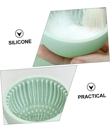 HAPINARY Cleanser of Makeup Brush Cosmetic Brush Cleaning Mat Makeup Pallets Make up Brush Cleaning Mat Skull Stationary Beauty Tools Face Scrubbers Cushion Silica Gel Sucker - Buy Online on GoSupps.com