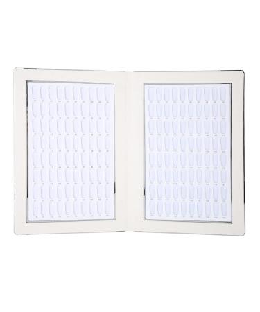 160 Slots Nail Gel Color Card Book Design Easy to Carry Reusable Large Capacity Multi Purpose Nail Polish Display (Gold)