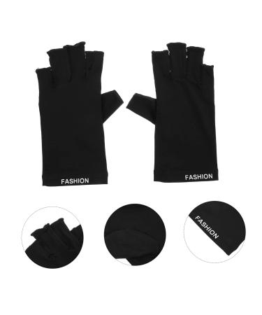 FRCOLOR 2 Pairs Nail Protection Gloves Mittens Salon Manicure Gloves Manicure Skin Gloves Gloves Nail Art Gloves Salon Nail Art Tools Nylon Accessories Breathable Miss - Buy Online on GoSupps.com