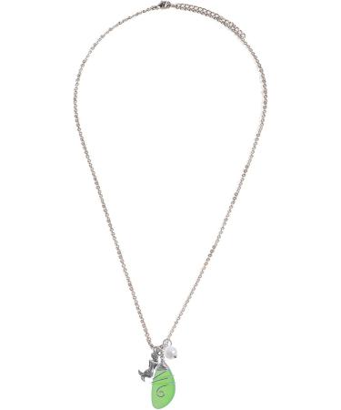 Southjieling Ocean-Style Charm Necklace | Colorful Sea Glass Collarbone Chain Jewelry - Buy Online on GoSupps.com
