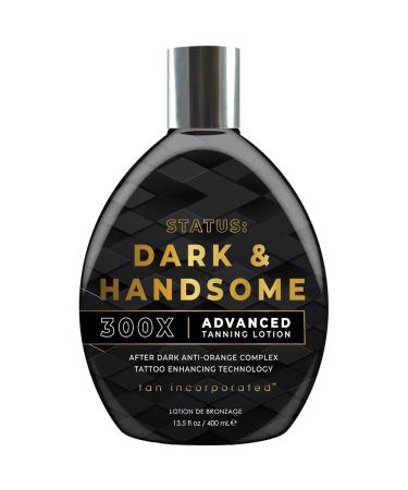 Status: Dark & Handsome Advanced Tanning Lotion 13.5 Fl Oz (Pack of 1) Blue