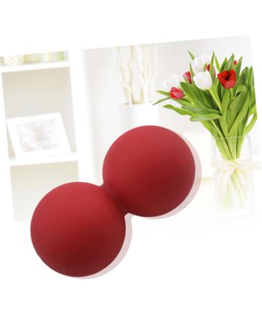 Ultechnovo 3-in-1 Peanut Massage Ball - Silicone Lacrosse Roller for Muscle Relief & Yoga Fitness - Buy Online on GoSupps.com