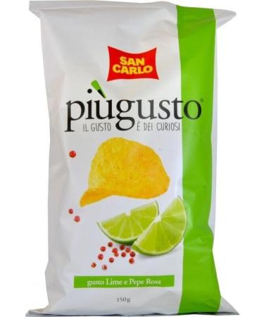 Lot de 6 paquets de test San Carlo Patatine citron vert et poivre rose 3 x 150 g Rustica 3 x 300 g sachet de chips de pommes de terre porte-cl s Beni Culinari - Buy Online on GoSupps.com