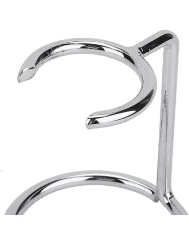 Premium Stainless Steel Safety Razor Stand & Shaving Brush Holder | Compact Travel Design - Buy Online on GoSupps.com