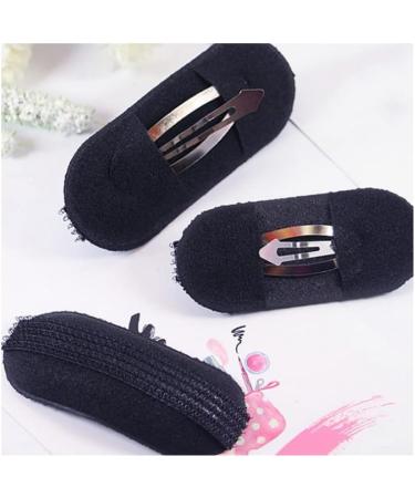 LIUMMRCY 2-Piece Haircut Clips - Professional Hairdresser Clamping Clips for Volume & Styling - Black Magic Hair Styling Inserts - Buy Online on GoSupps.com
