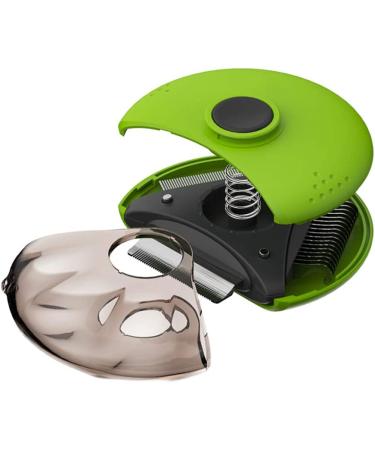 LEWARM 3-in-1 Cat Comb for Small Dogs and Cats - Grooming Trimming Tool - Green - Buy Online on GoSupps.com