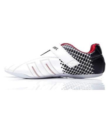 MENG Taekwondo Shoes Breathable Kung Fu Tai Chi Sports Shoes for Adults and Children 44 EU White