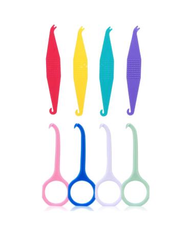 8 Pcs Multi-task Aligner Remover and Orthodontic Care Tools  Orthodontic Rubber Bands Tools  Portable Accessories for Oral Care.