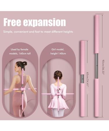 Yoga Sticks for Posture Correction - 2Pcs Gray Exercise Tool for Humpback Correction and Stretching at Home - Buy Online on GoSupps.com