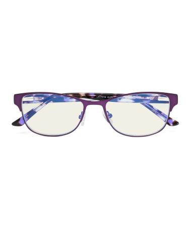 Eyekepper Blue Light Filter Reading Glasses for Women - Stylish Purple +1.25 - International Shipping Available - Buy Online on GoSupps.com