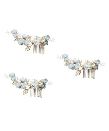 Set of 3 Crystal Hair Accessories Headpiece for the Bride Bridal Comb Bridal Hair Clip C127 Wedding Flower