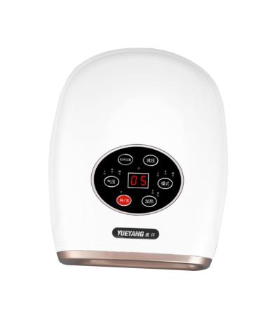 CLISPEED 1 Piece Hand Massager Made of White Rechargeable Plastic 26x21cm White