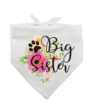 Big Sister Pregnancy Announcement Dog Bandana, Gender Reveal Photo Prop Pet Scarf Decorations Accessories, Pet Scarves Dog Lovers Owner Gift