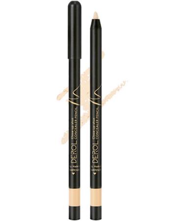 Concealer Pencil 4 Colors Waterproof Concealer Highlighter Stick with Sharpener Cosmetic Foundation Coverage for Eye Dark Circles Spot Scar Redness Sillervan B - Buy Online on GoSupps.com