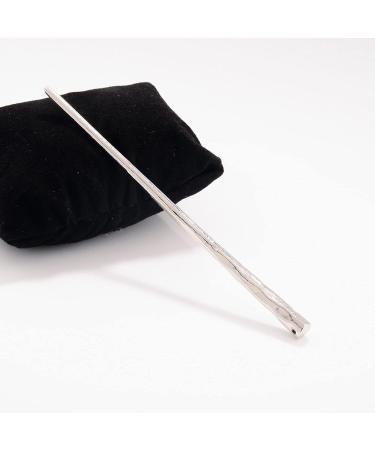 Wendalern Boho Stick Hair Pin Silver Bun Hair Stick Barrette Metal Hair Holder Clips Minimalist Hair Clips Decorative Hair Accessories for Women and Girls - Buy Online on GoSupps.com