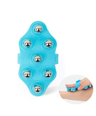Massage glove with balls-roller ball body massage shoe portable body massage massage scooter Muscle Relax Losing Losing body massage device 7x 360-degree rolls - Buy Online on GoSupps.com