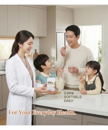 DAHLORE High-Absorption rTG Omega-3 Supplement 600mg EPA DHA Dual Softgel Formula Fish Oil Capsules for Heart & Eye Wellness Easy-to-Swallow Mini Softgels 60 Count I Made in Korea I - Buy Online on GoSupps.com