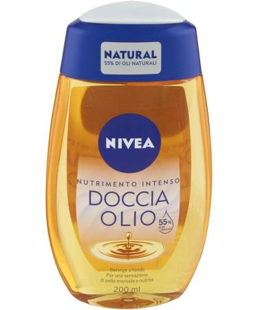 NIVEA Intense Nutrient Shower Oil Pack of 6 x 200 ml Nourishing soap based on natural oils shower cleanser for soft and nou - Buy Online on GoSupps.com
