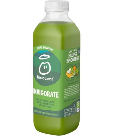 innocent Kiwi Cucumber Apple & Matcha Invigorate Super Smoothie with Vitamins 750ml - Buy Online on GoSupps.com