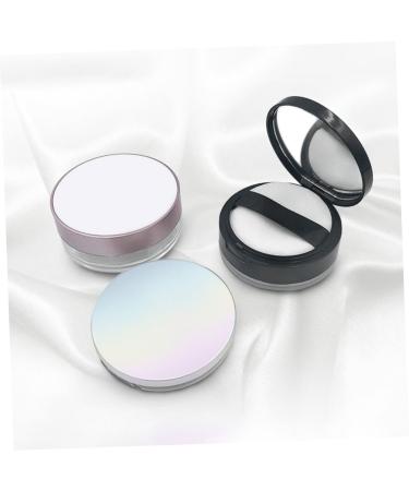 Outanaya 2pcs Box Powder Box Powder Puff Makeup Powder Containers Powder Storage Cases Body Bracket Clamshell - Buy Online on GoSupps.com
