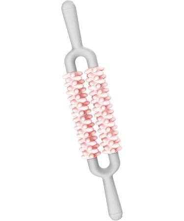 Perfk Hand-Held Muscle Massage Scooter - Deep Tissue Yoga Column for Arms Thighs & Legs - Pink | International Shipping Available - Buy Online on GoSupps.com