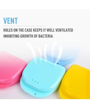Y-Kelin Retainer Box - Light Blue + White | Partial Denture Container - Buy Online on GoSupps.com
