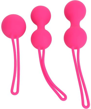 3 Pcs Kegel Training Balls Silicone Kegel Balls Female Pelvic Floor Muscle Trainer Muscle Contraction Trainer for Postpartum Repair Bladder Control Muscle Tightening - Buy Online on GoSupps.com