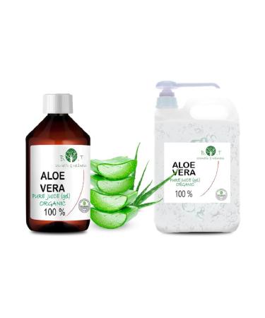 B.O.T Cosmetic & Wellness Bio Aloe Vera Liquid 100ml | Natural Skin & Hair Care | Moisturizing Anti-Aging & Post-Shave | Homemade Cosmetics - Buy Online on GoSupps.com
