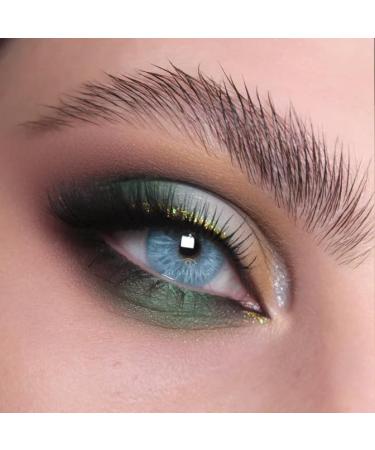Glamlens Catania Ice Blue Colored Contact Lenses - Monthly Soft Hydrogel 0.0 Diopters 2 Pieces + Lens Container - Buy Online on GoSupps.com