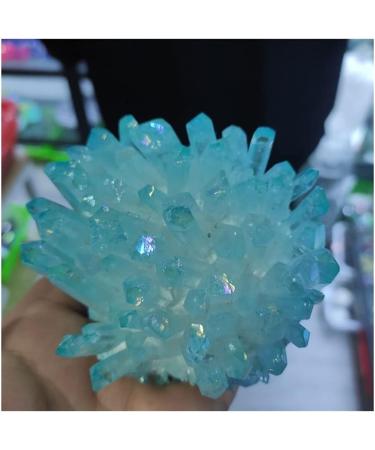 1pcs 300-700g Natural Crystal Cluster Electroplated Yellow Crystal Cluster Reiki Stone Crystal Tip House Decorative Home Collections (Size : 400-500g) - Buy Online on GoSupps.com