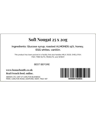 Soft French Nougat 25 x 20g - Buy Online on GoSupps.com