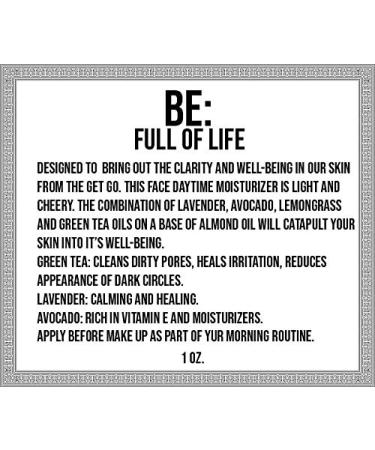 BE Full of Life Daytime Oil - Natural Wellness for All | Shop Internationally - Buy Online on GoSupps.com