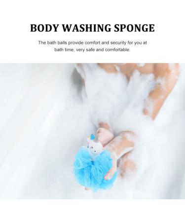 Buy FOMIYES 2pcs Unicorn Bath Ball & Shower Brush | Cute Loofah Sponge for Body Cleaning | Ideal for Kids - International Shipping Available - Buy Online on GoSupps.com