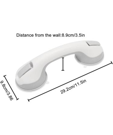 Shower Handle 12 Inch Suction Cup Handle | Bathroom Shower Handle with Strong Hold Suction Cup Bath Handle Grab for Elderly Disabled Single Attribute - Buy Online on GoSupps.com