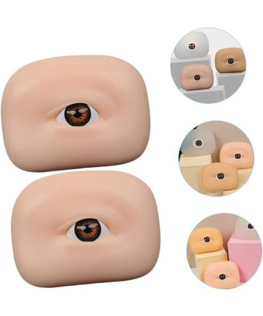 Healeved 4 Pcs Eye Practice Skin Makeup Eye Skin 3d Microblading Practice Skin Eyes Exercise Board - Buy Online on GoSupps.com