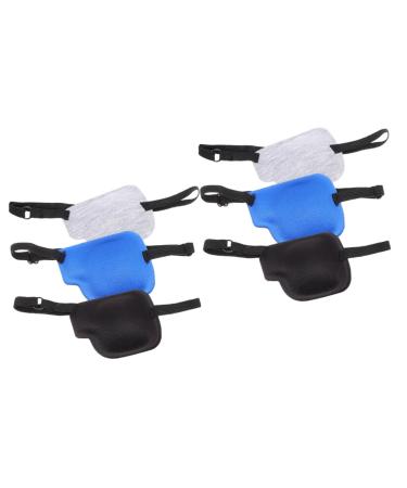 HAPINARY 6 Pcs Single Eye Mask Glasses for Daily Use Eye Protector Lazy Eye Glasses Eye Masks Polyester