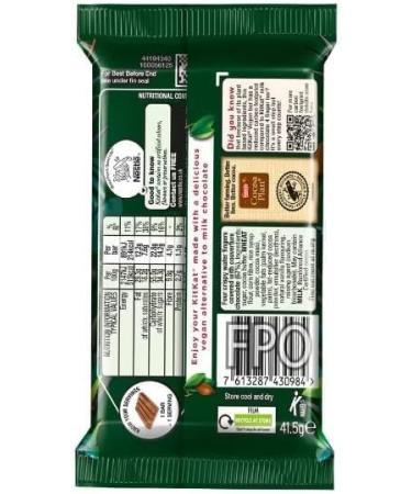  Wowboxme KitKat Vegan 4 Finger Chocolate Wafers 24 x 41g (Vegan) (24 Bars) - Buy Online on GoSupps.com