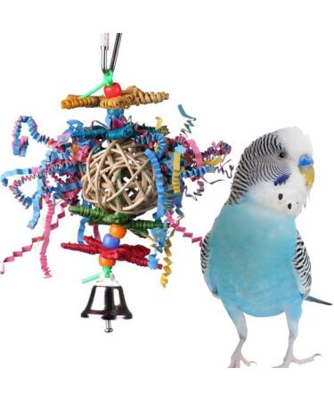 Super Bird Creations SB541 Crinkle Little Star Bird Toy - Small Bird Size 6 x 2 - Varies - Buy Online on GoSupps.com