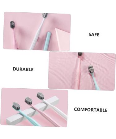FRCOLOR Ultra-Fine Soft Toothbrushes Set - 3pcs Extra Soft Bristles for Sensitive Teeth - Gentle Manual Toothbrushes in Macaron Colors - Buy Online on GoSupps.com
