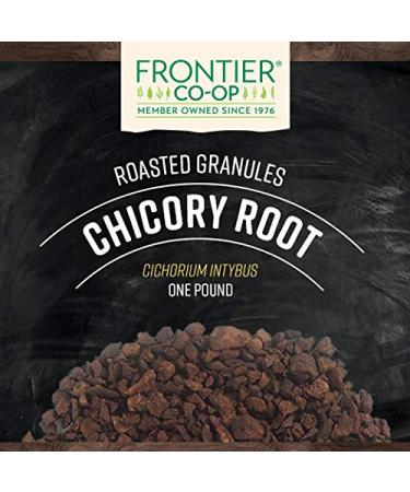 Frontier Natural Roasted Chicory Root Granules - 16 oz (453 g) | Herbal Coffee Alternative - Buy Online on GoSupps.com