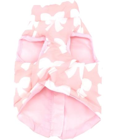 Smalllee Lucky Store Waterproof Dog Jacket - Cozy Winter Coat for Small Dogs & Cats (Chihuahua Shih Tzu) - Pink Loop Design - Buy Online on GoSupps.com