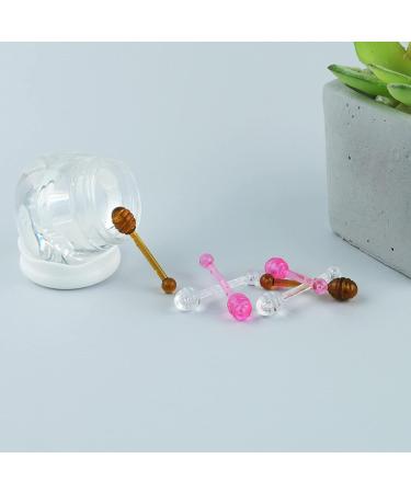 TEONEI 18Pcs Lip Balm Applicator Stick Mini Spoons & Honey Dippers (Mixed Color) - Buy Online on GoSupps.com