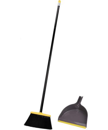 Indoor Broom and Dustpan Set - Kitchen Broom Combo for Floor Sweeping - Buy Online on GoSupps.com