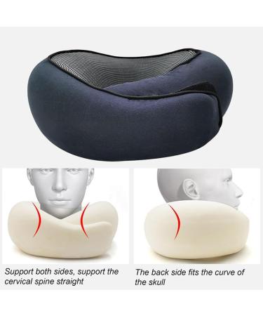 Buy Naked Memory Foam Neck Pillow - Comfortable Cervical Support for Neck Pain Relief (Pink) - Buy Online on GoSupps.com
