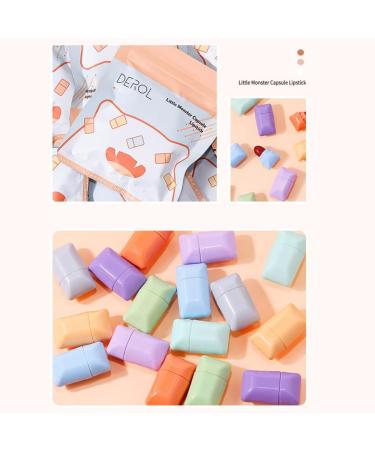 TheFellie Mini Candy Lipstick Set - 8 Pcs Monster Capsule Matte Waterproof Long Lasting Gift for Girls and Women - Buy Online on GoSupps.com