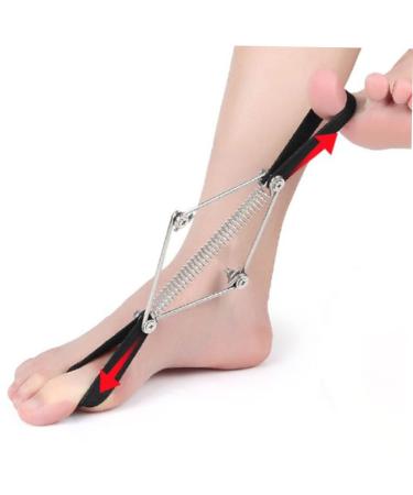 FOMIYES 2 Pcs Toe Straightener & Bunion Corrector Set - Nylon Black Toe Splint with Tension Band & Flex Tools for Hallux Valgus - Foot Strap Leash Holder for Bid Toe Alignment - Buy Online on GoSupps.com