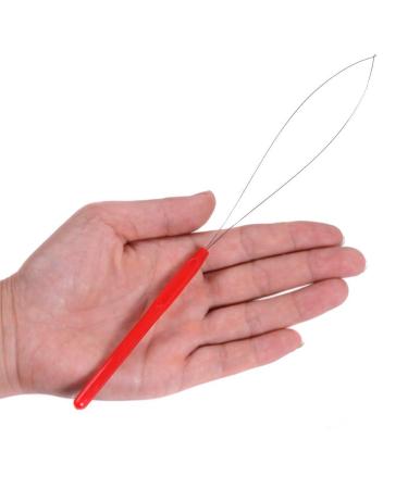6 Pcs Plastic Hair Extension Loop Needle Threader Set - Hair & Feather Extensions Tool Kit (Multicolored) - Buy Online on GoSupps.com