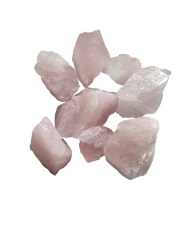 Natural Crystal Rough 100g Natural Rough Pink Crystal Stone Rose Quartz Minerals Specimen Crystal Real Crystal Stone and Fish Tank Decor 2-4cm Pink